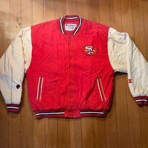 San Francisco 49ers Letterman Style Jacket - L